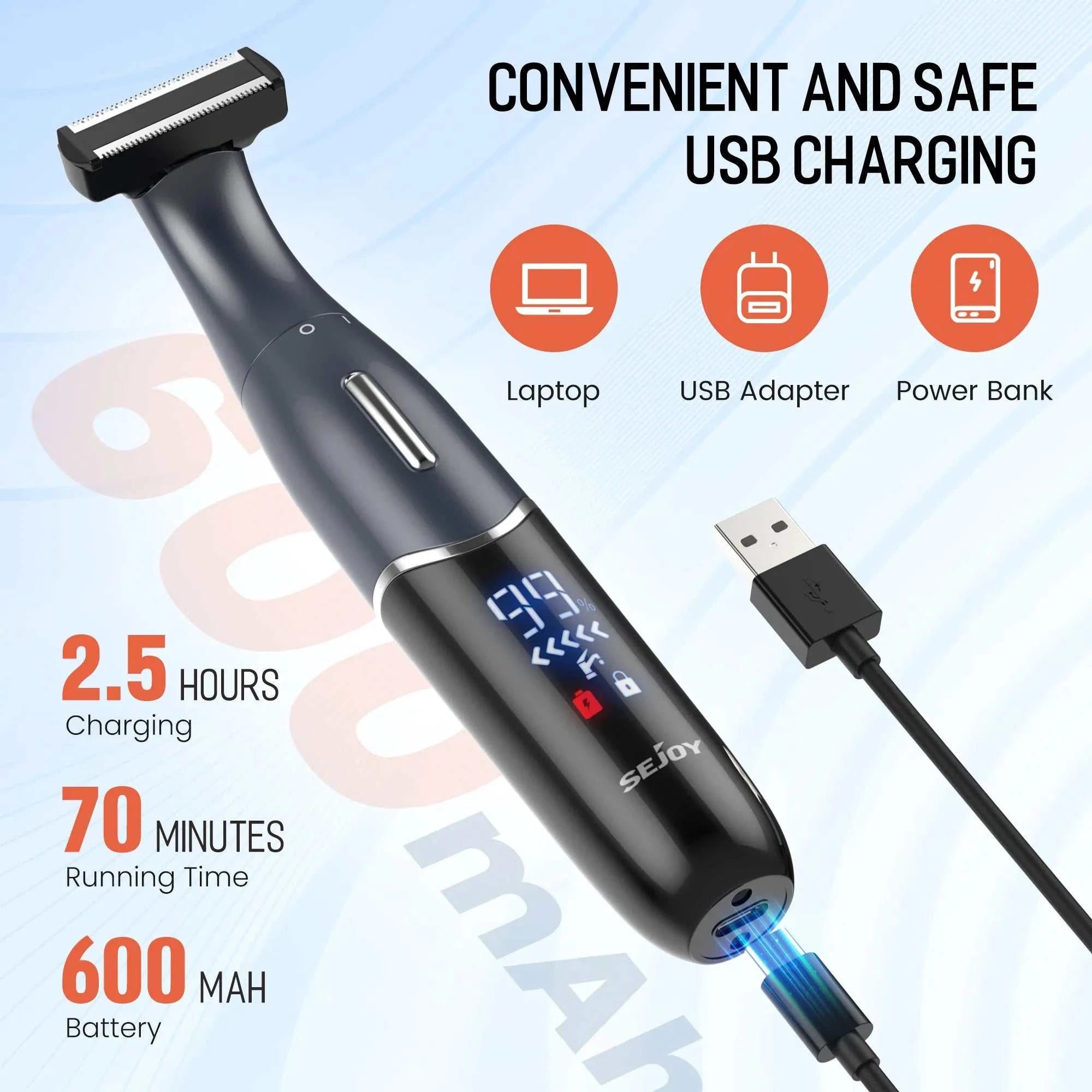6-in-1 Electric Body Hair Trimmer