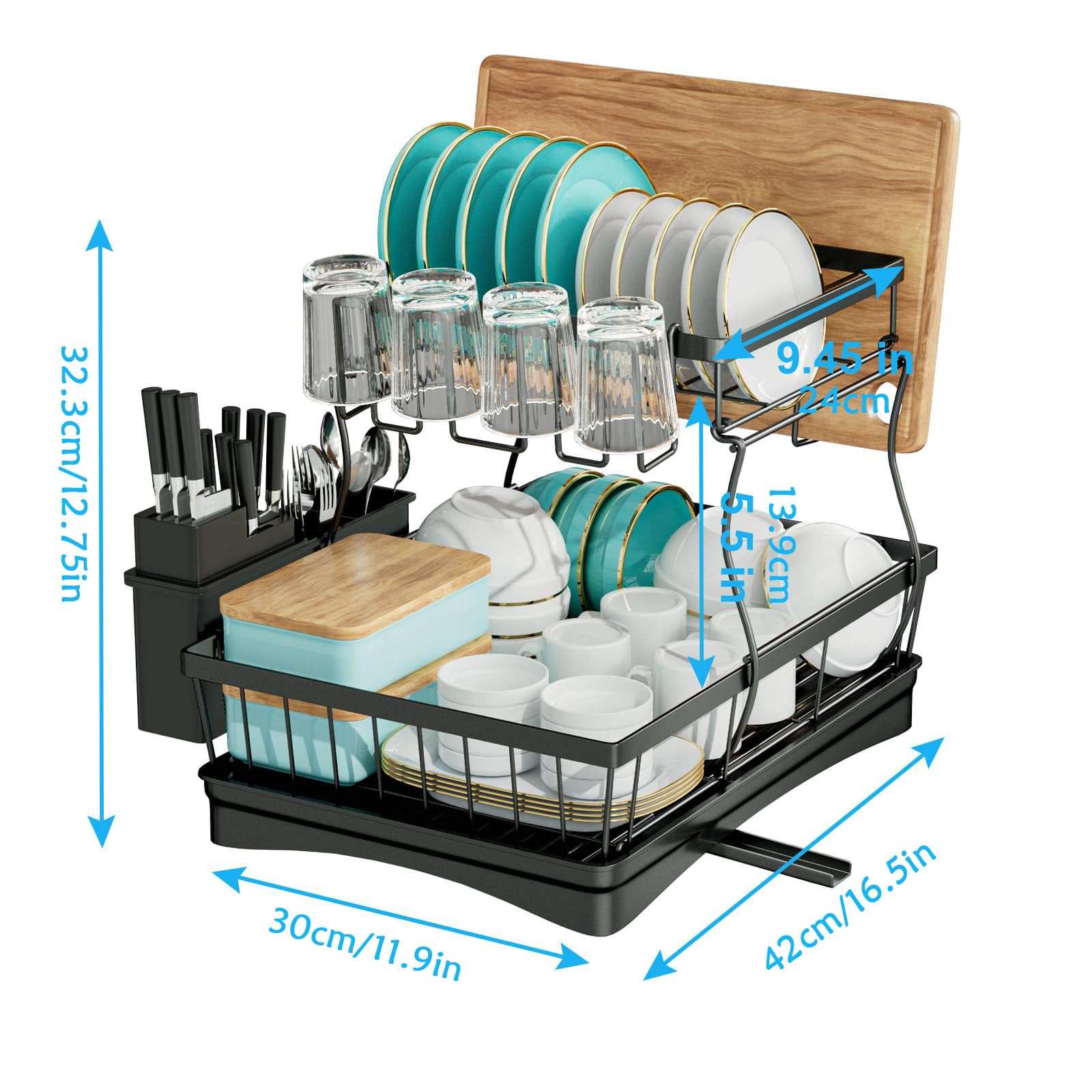 Large 2-Tier Removable Dish 