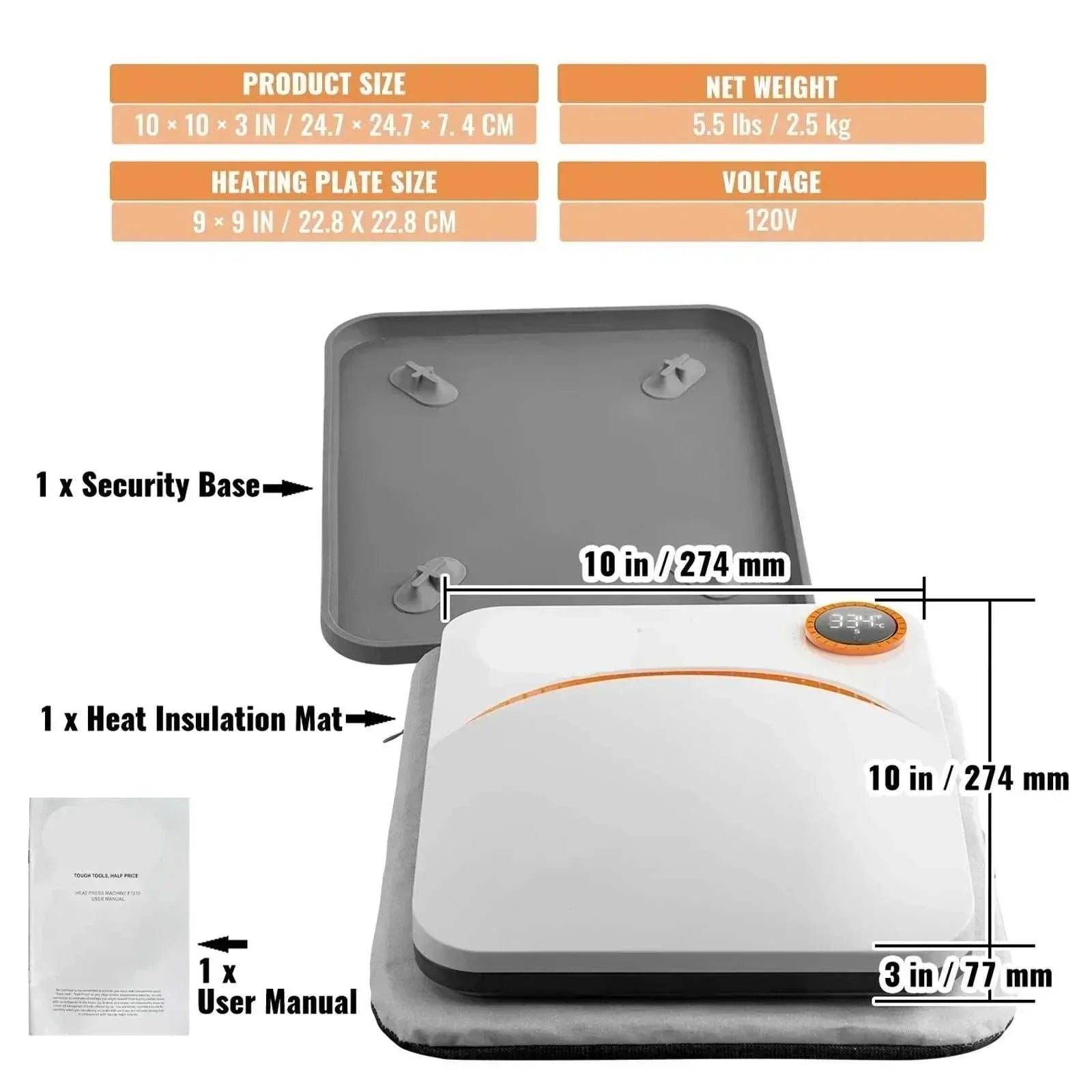 2nd Gen Mini Heat Press 