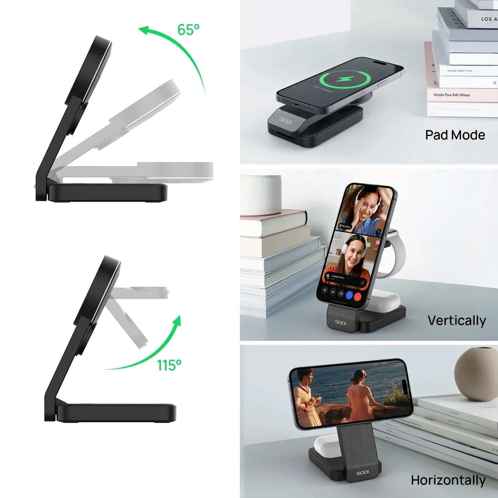 Wireless Stand for Multi-Device Charging