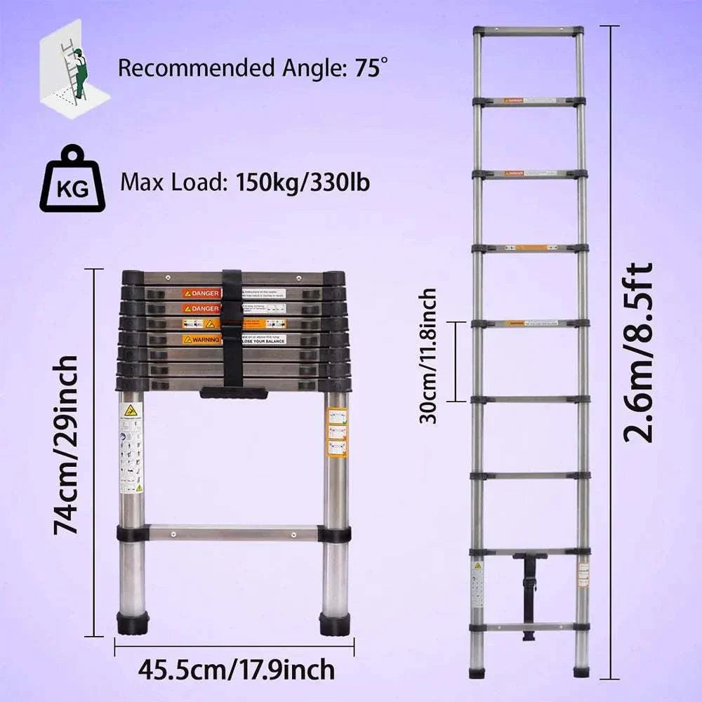 Extendable Telescopic Ladder 