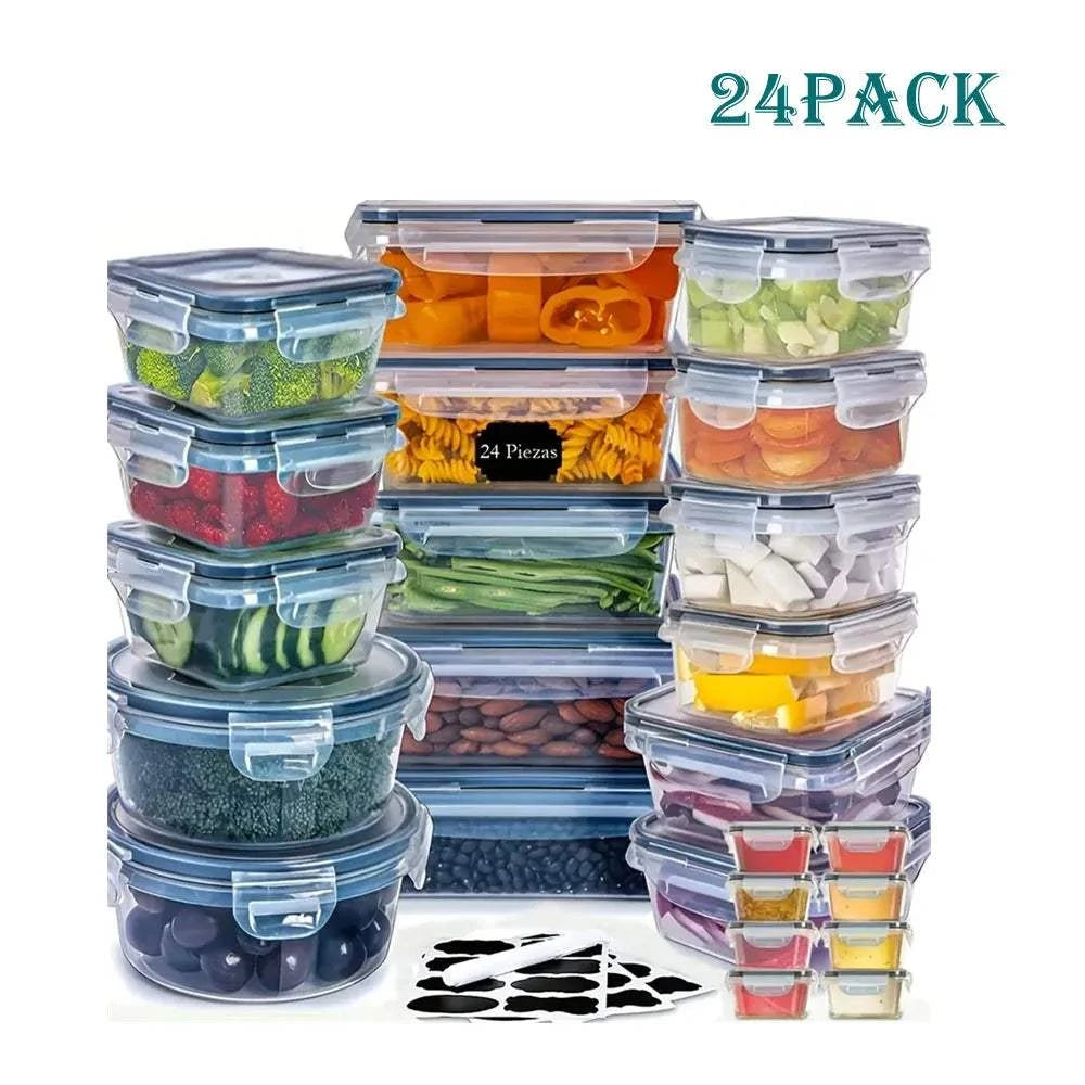 24-Piece Plastic Kitchen Set