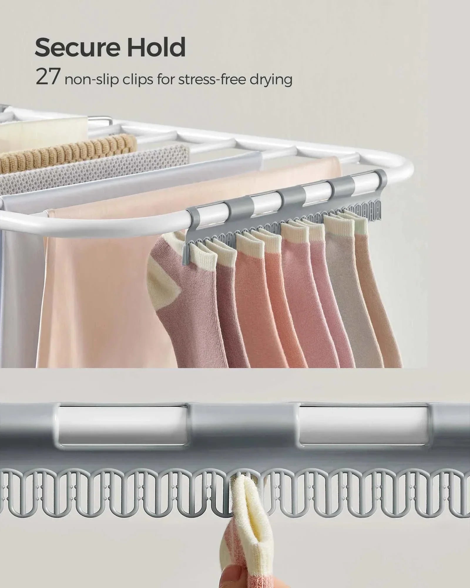Foldable Clothes Drying Rack