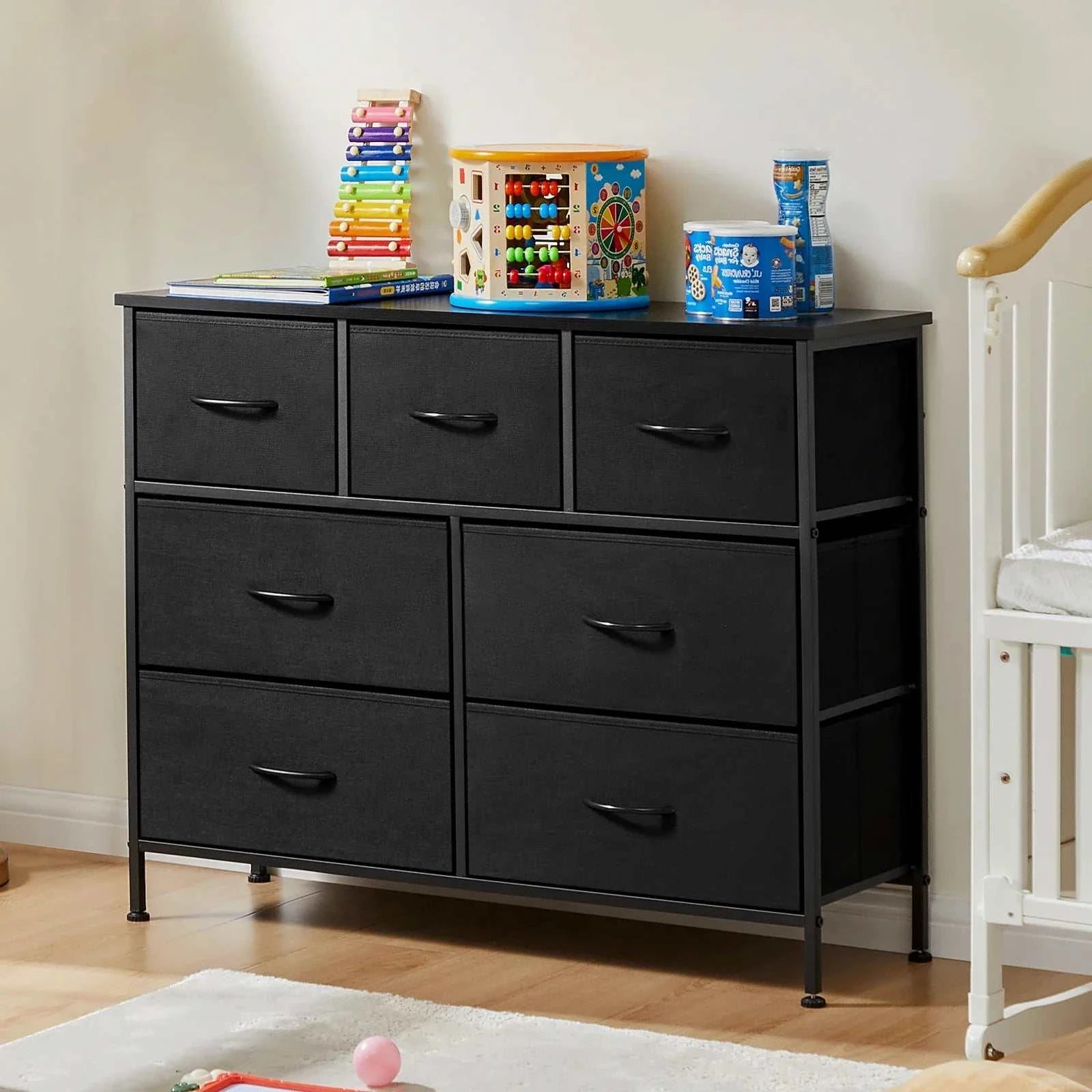 7-Drawer Fabric Dresser