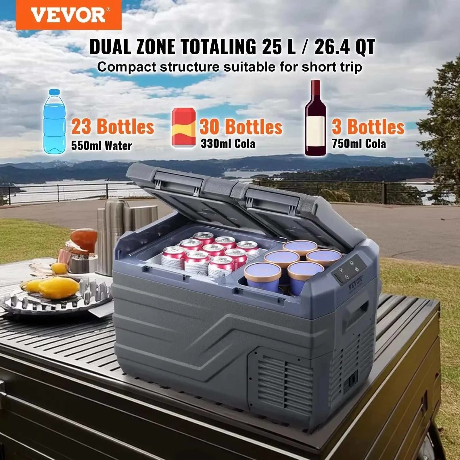 Wheel-less Car Refrigerator
