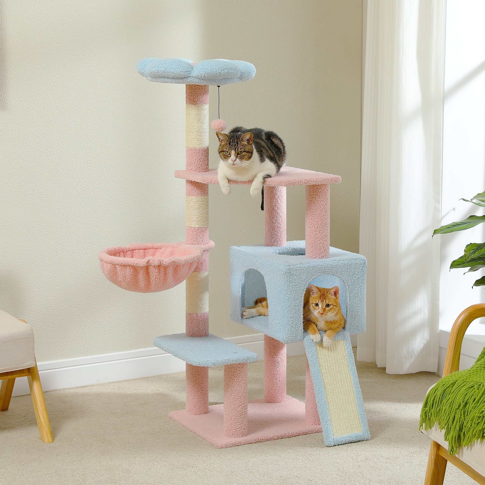 Multi-Level Flower Cat Tree