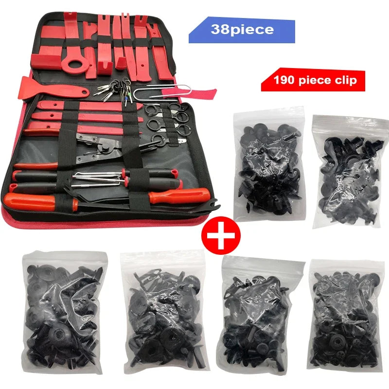 Car Tools Car Interior Disassembly Kit Plastic Trim Removal Tool Car Clips Puller Diy Panel Tools for Auto Trim Puller Set