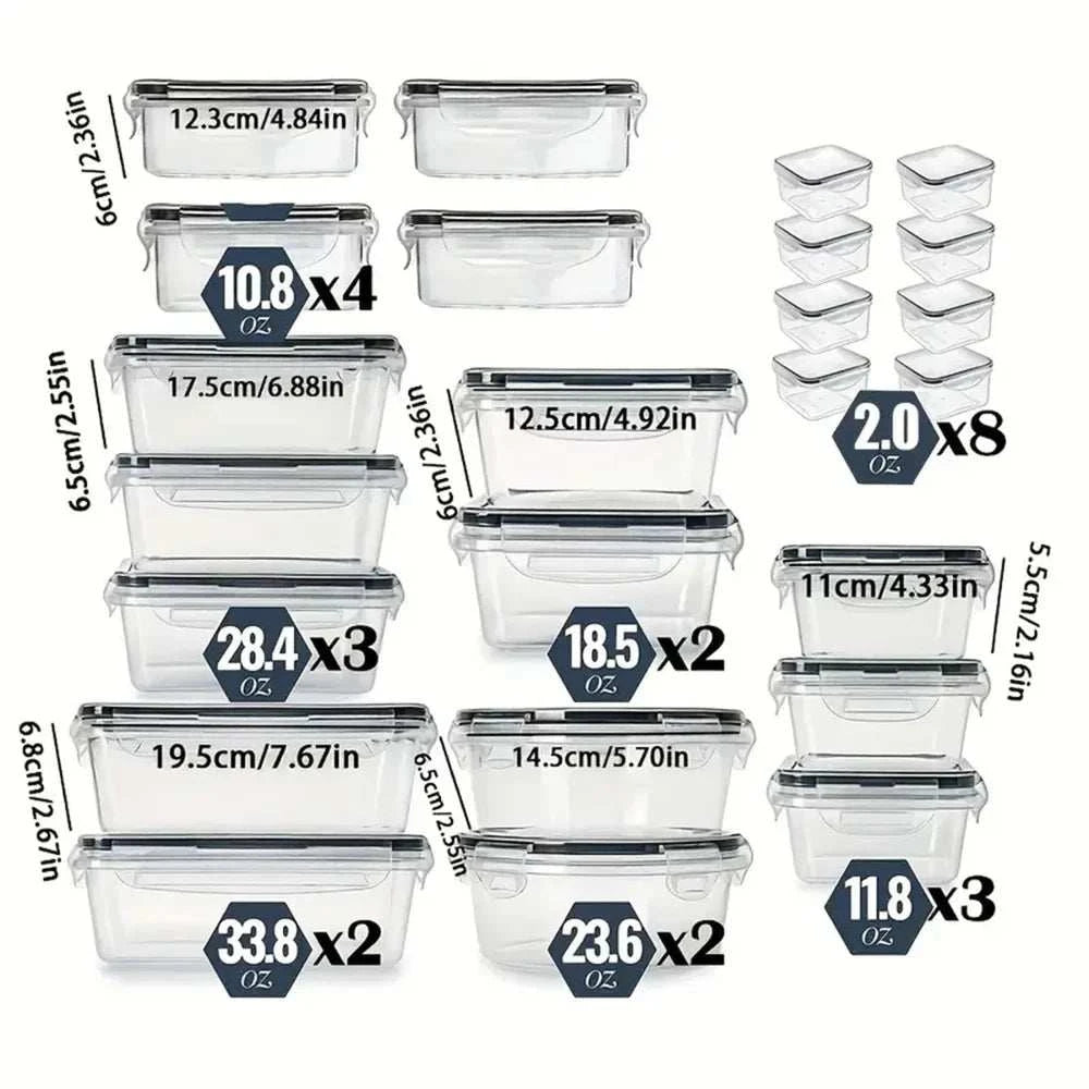 24-Piece Plastic Kitchen Set