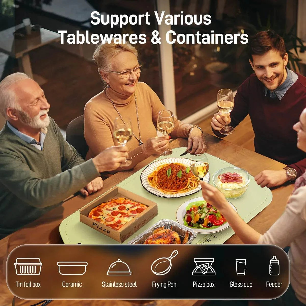 Portable Electric Warming Tray