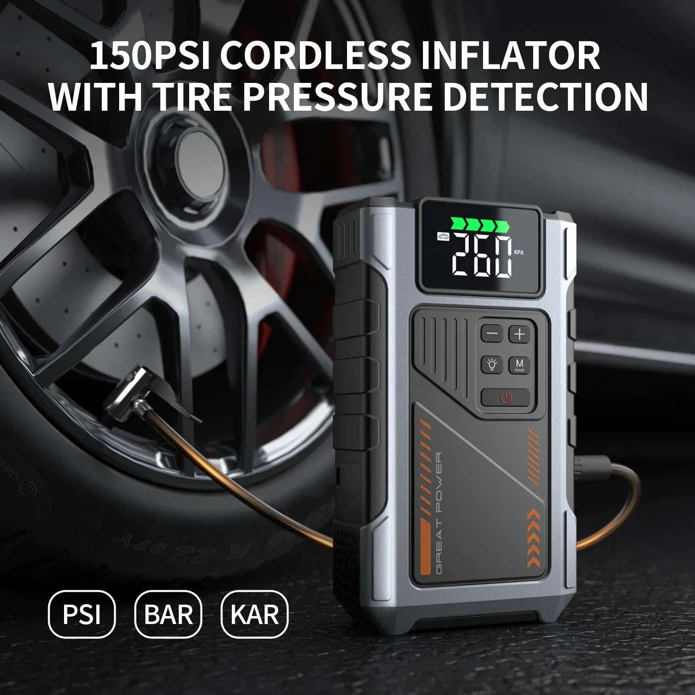 12V Portable Jump Air Compressor
