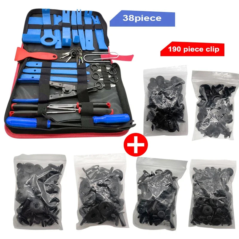 Car Tools Car Interior Disassembly Kit Plastic Trim Removal Tool Car Clips Puller Diy Panel Tools for Auto Trim Puller Set