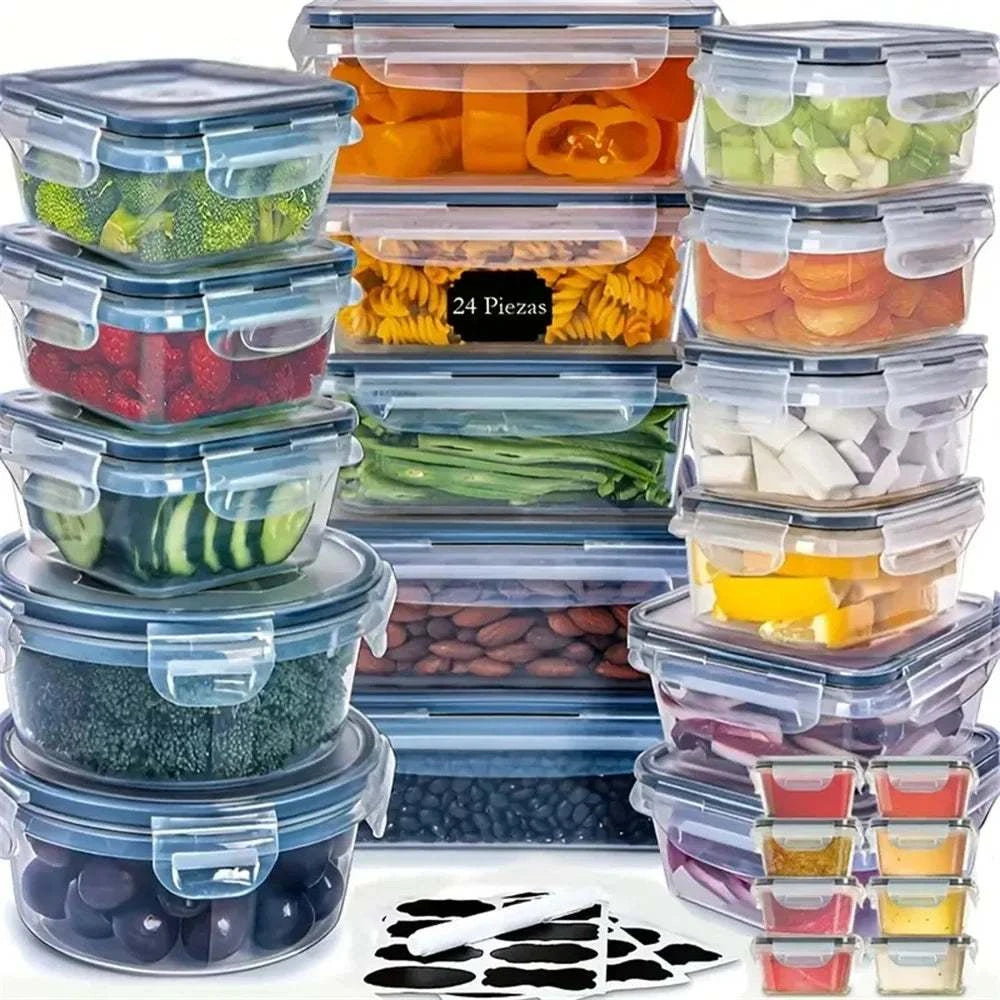 24-Piece Plastic Kitchen Set