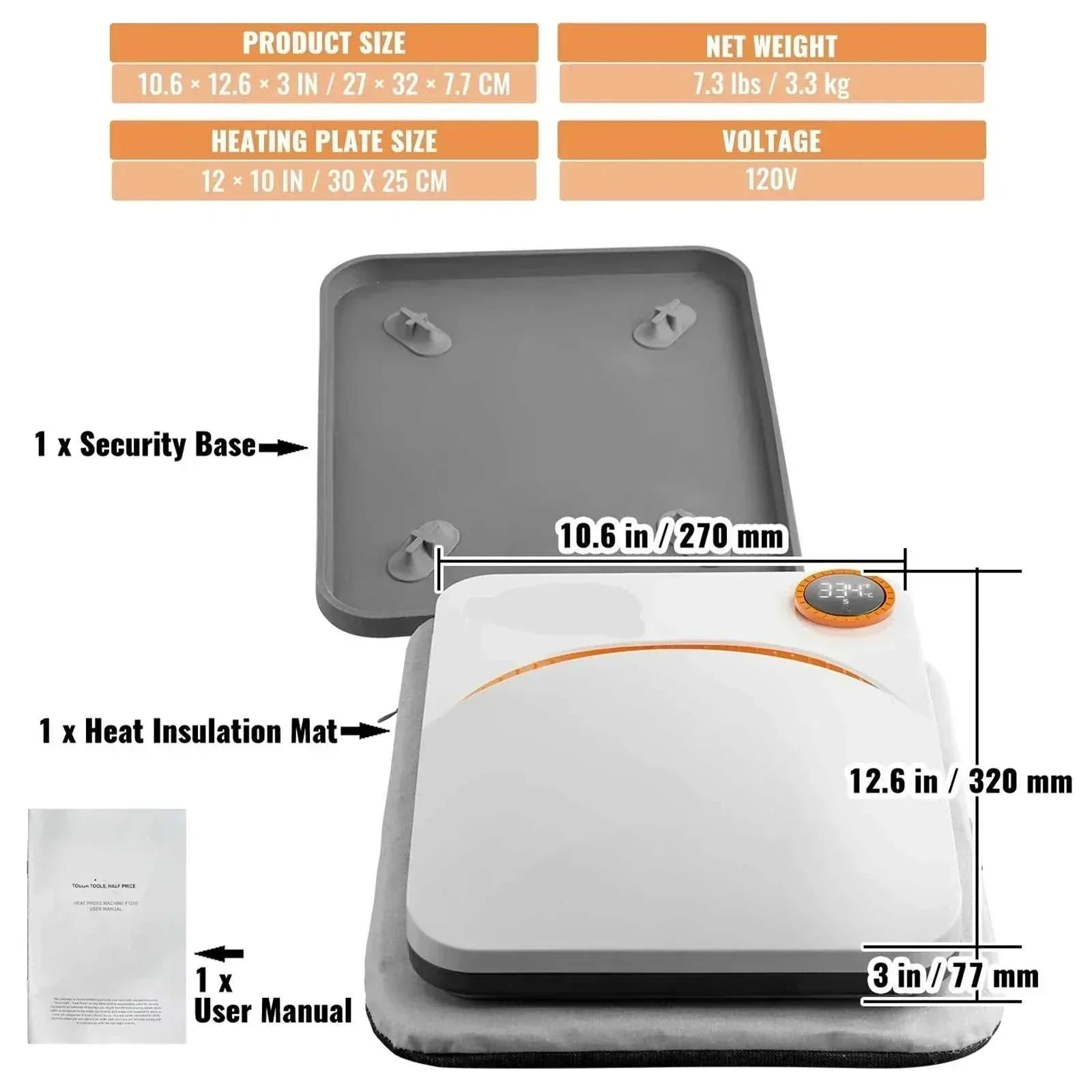 2nd Gen Mini Heat Press 