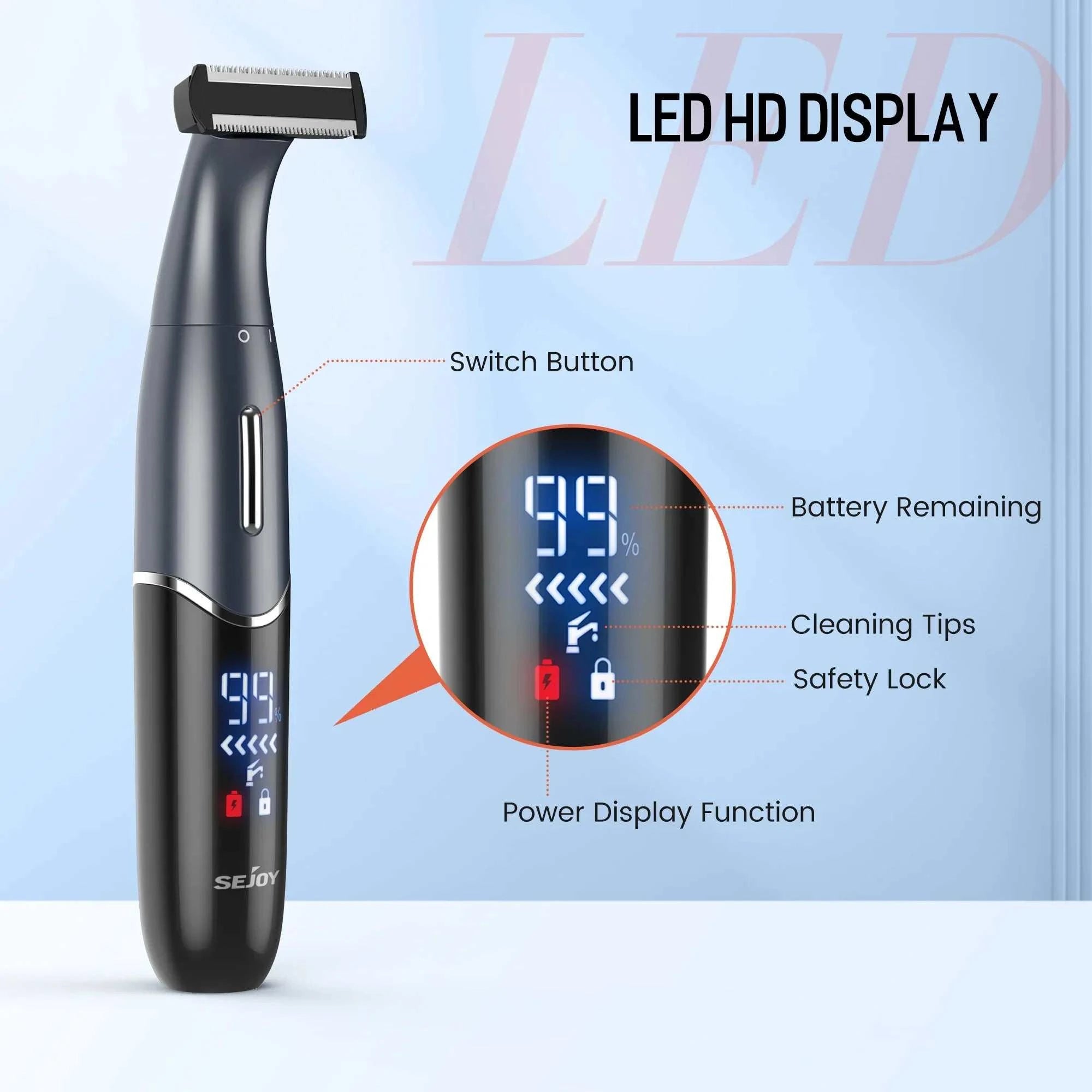 6-in-1 Electric Body Hair Trimmer