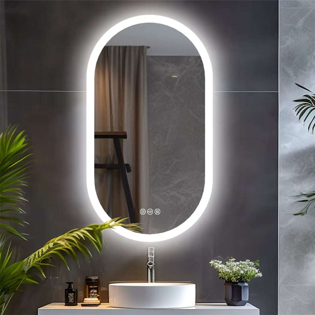 Oval LED Bathroom Mirror