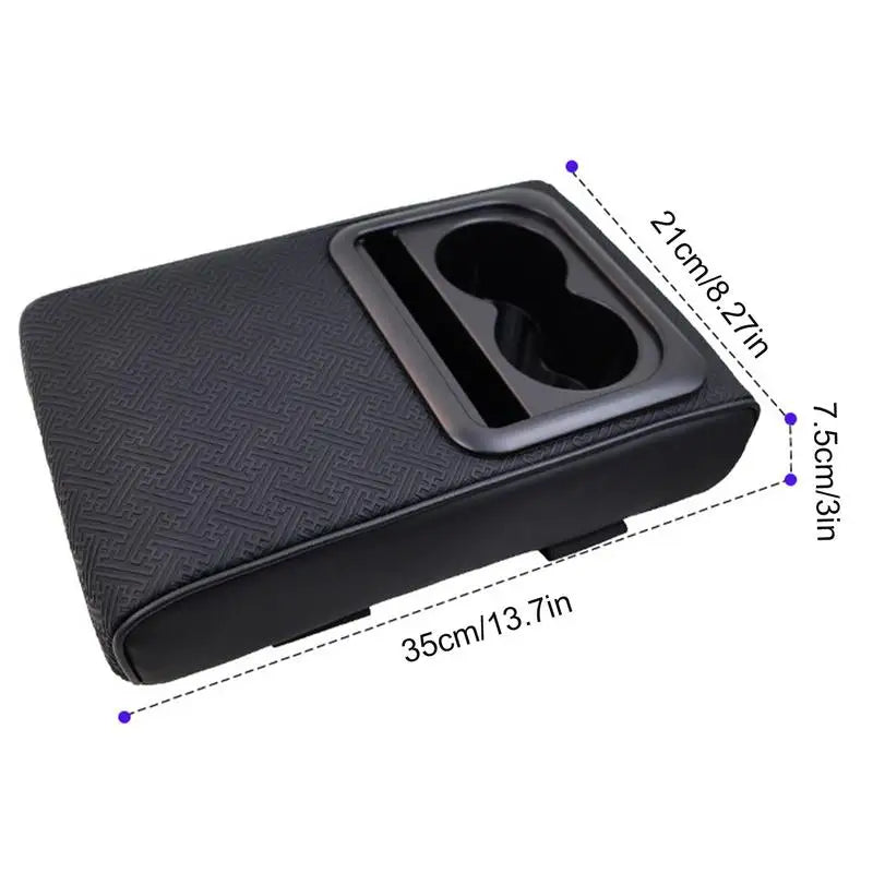 Car Armrest Box Heightening Pad Elbow Comfort Booster Pad Auto Center Console Cushion Pillow Armrest Soft Cushion Protection Pad
