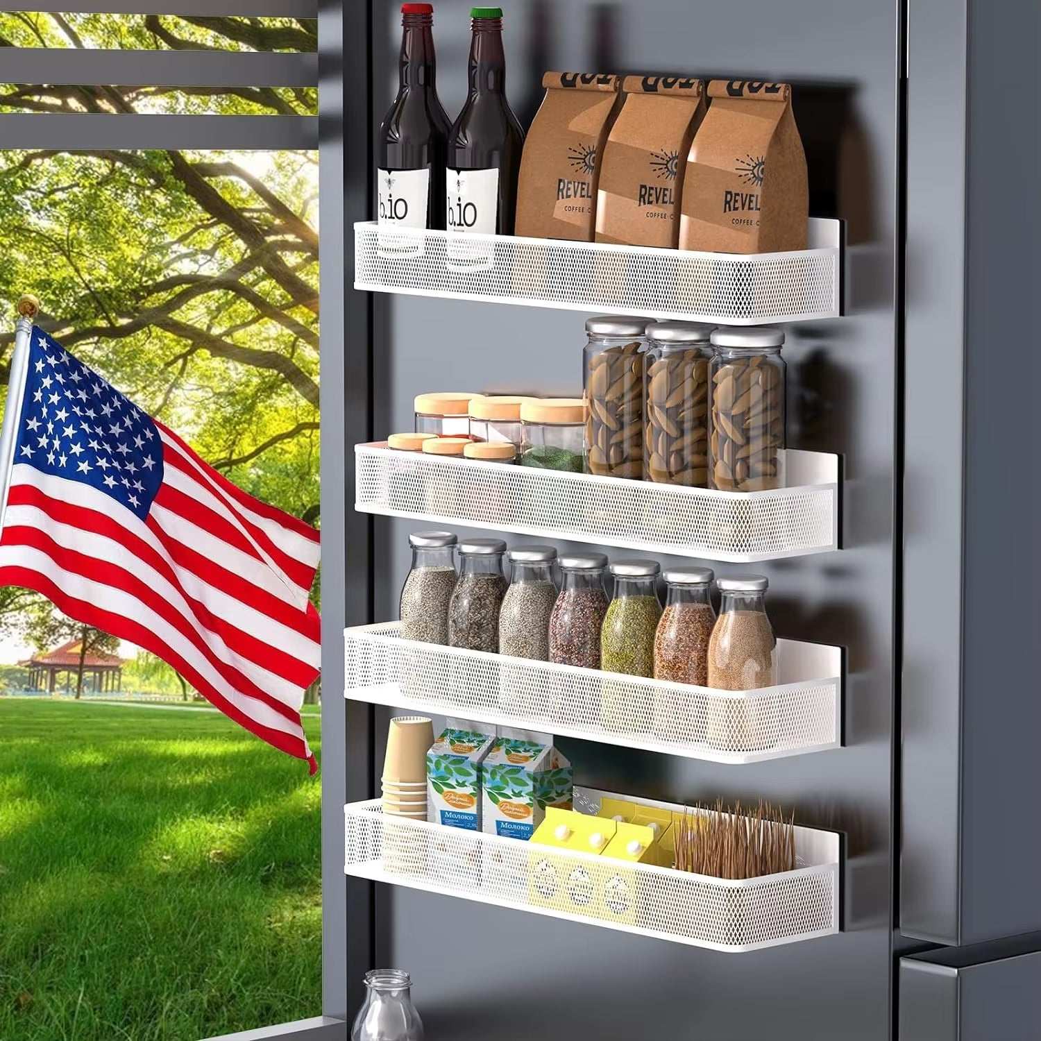 Magnetic Spice Rack
