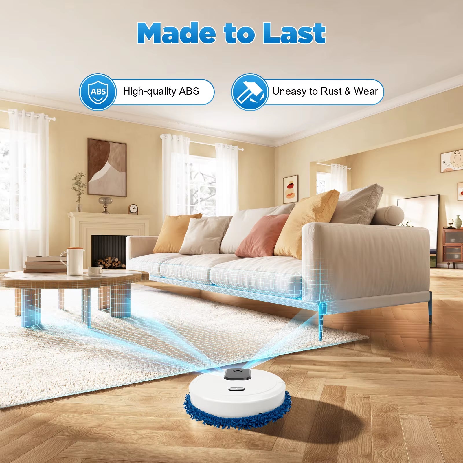 Robot Vacuum Cleaner Mopping Machine Robot Sweeper Wet Dry Home Mini Auto Sweeping Robot Suction Electric Mops 5W