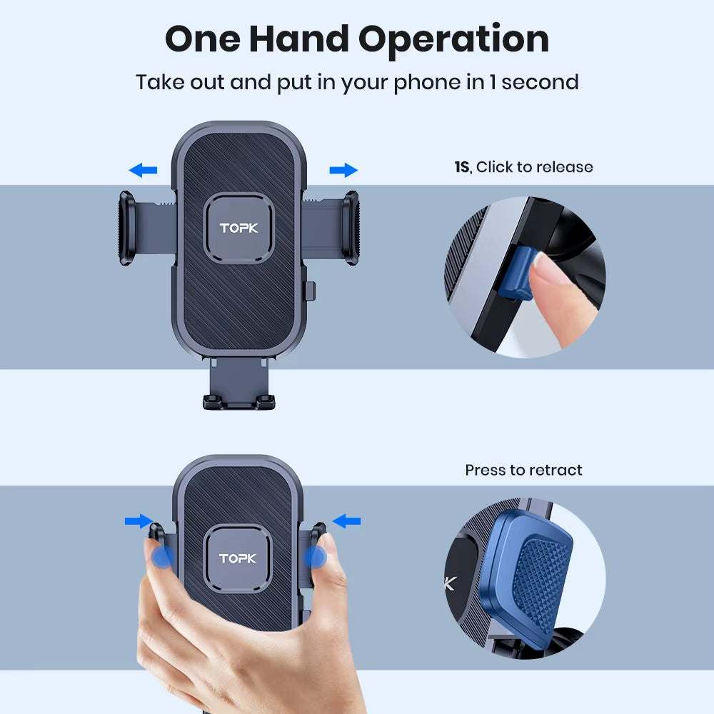 TOPK Universal 360° Dashboard Car Phone Holder