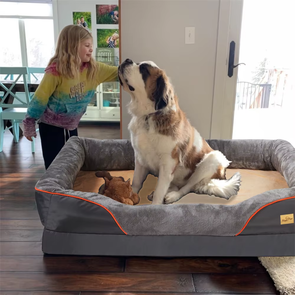 Jumbo Orthopedic Memory Foam Dog Sofa Bed