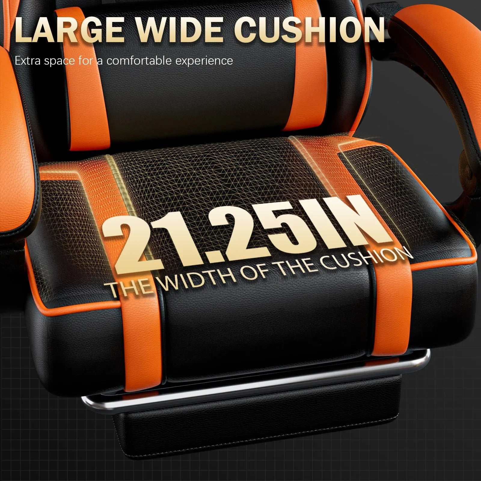 PU Leather Reclining Gaming Chair