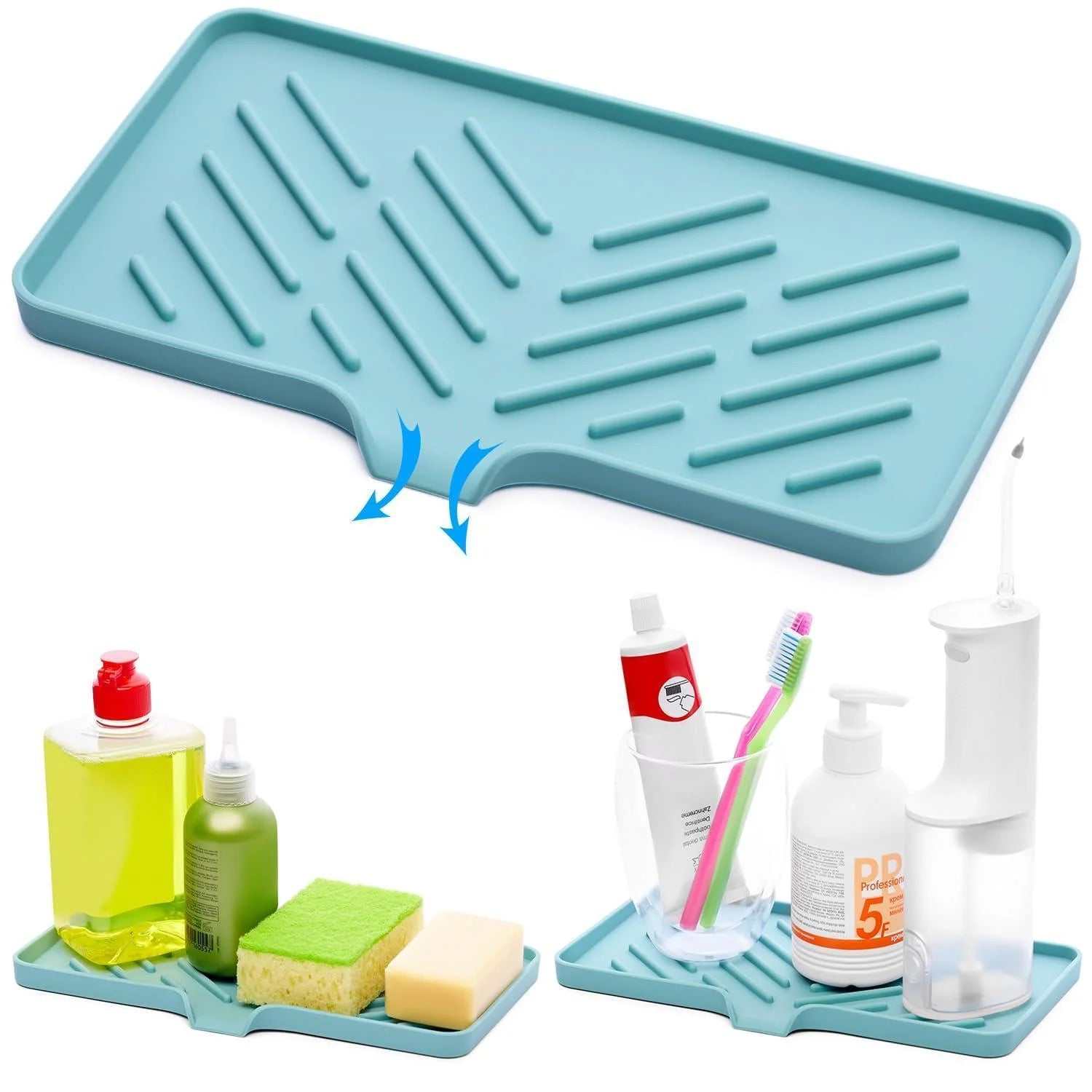 Light Green Silicone Sink Tray