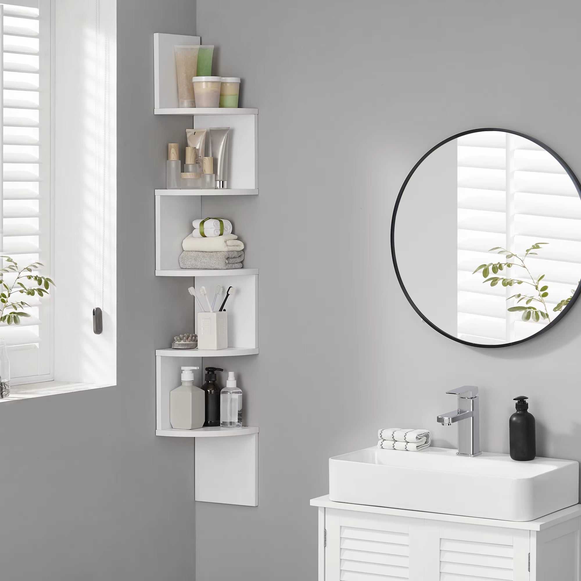  5-Tier Floating Corner